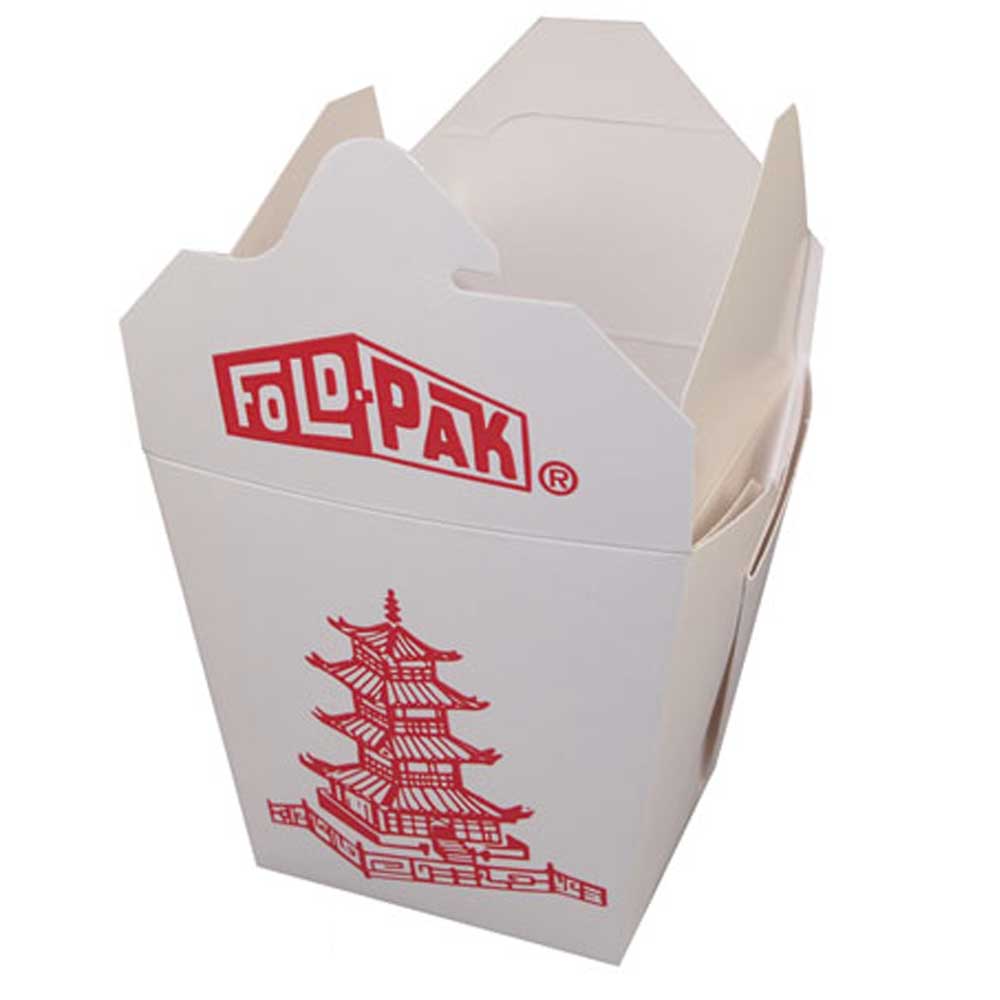 Caja Para Comida de Papel Para Llevar Diseño Pagoda – Desechables